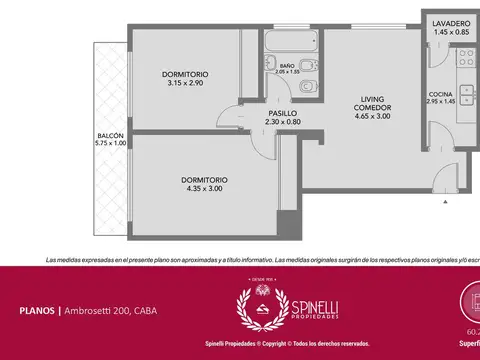 Departamento en Venta de 3 ambientes