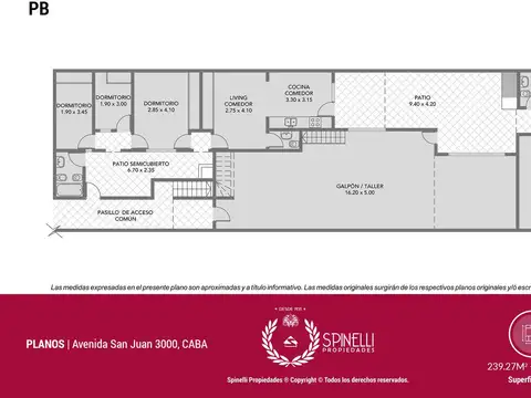 Depto Tipo Casa en Venta de 5 dormitorios
