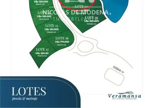 Terreno en Venta en Playa Mansa, USD 285.000