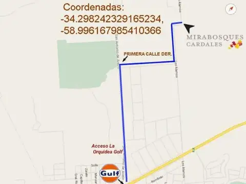 Lote en barrio Mirabosques Cardales