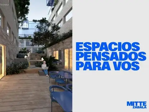 VENTA Departamento Monoambiente Proyecto MITTE ZABALA