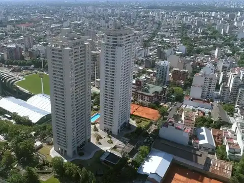 Dueño Directo. Ambiente Unico  en  Torres Dos Plaza , balcón con vista abierta , Parque de 10.000 m² y amenities premium