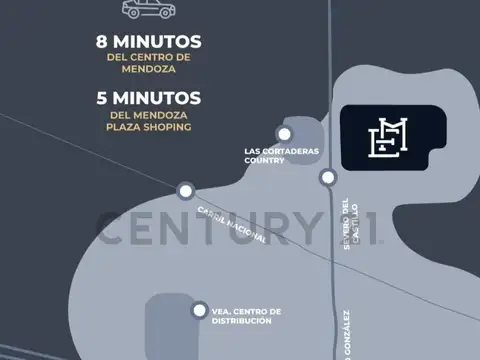 Terreno en Venta 27,50  mts Fondo