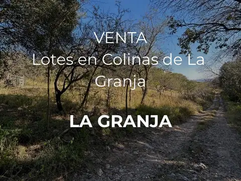 VENTA-2 TERRENOS EN COLINAS DE LA GRANJA-LA GRANJA