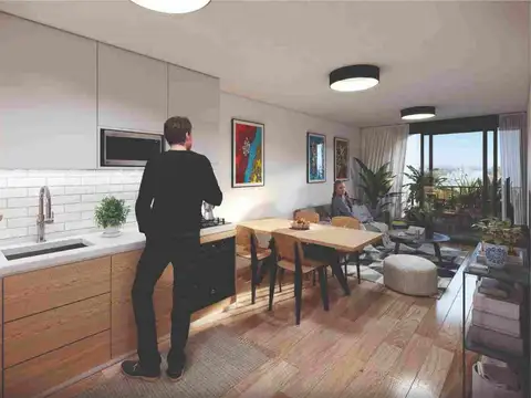 Departamento en Venta de 1 dormitorio