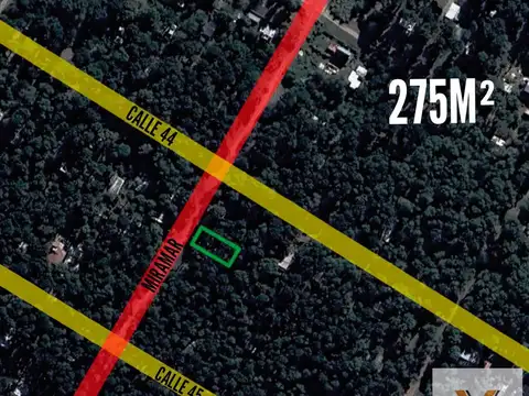 Terreno en venta - 275Mts2 - Mar Azul