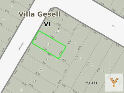 Terreno en Venta de 275,0 m2