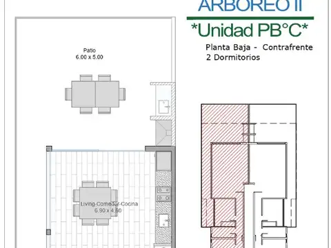 Departamento en Venta de 2 dormitorios