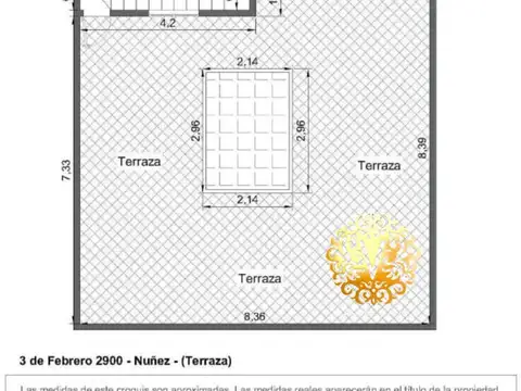 Depto Tipo Casa 3 ambientes con 2 baños
