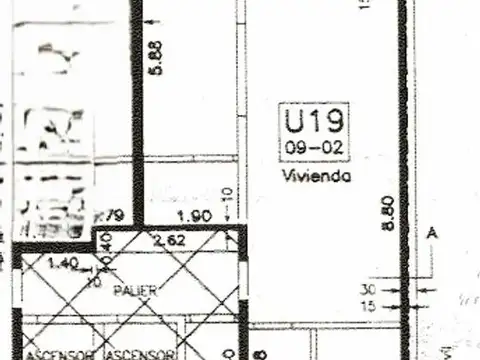 Amplio Depto. 1 dormitorio con balcón. Excelente Estado.