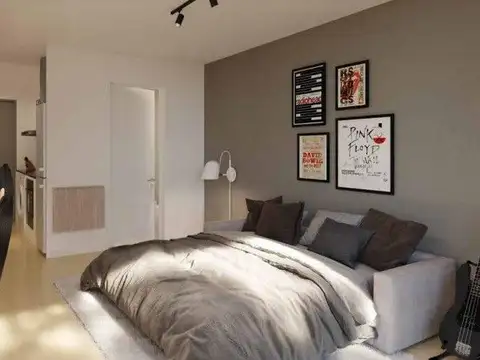 Departamento 2 ambientes con 1 baño