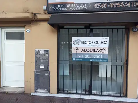 ALQUILER LOCAL CON BAÑO