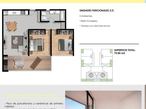 VENTA DEPARTAMENTOS EN OBRA DE CATEGORIA  FRENTE AL MAR. EDIFICIO TANGO 3