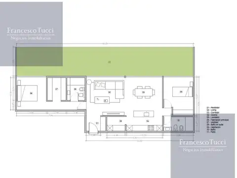 Departamento venta 3 ambientes en Barrio Parque Leloir