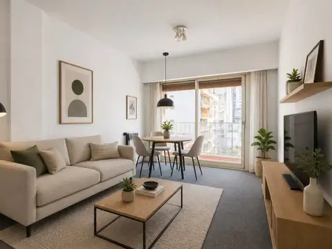 Departamento 2 ambientes con Balcon Belgrano Apto Credito