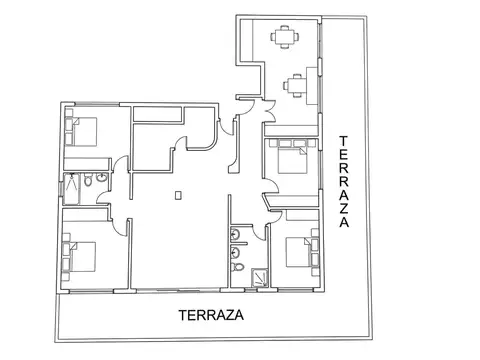 VENTA SEMIPISO 4 AMB + ESCRI BARRIO NORTE 195M2