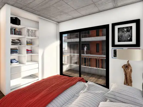 Departamento 2 ambientes con 1 baño