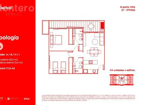 Departamento en Venta en Santa María del Tigre, USD 148.010