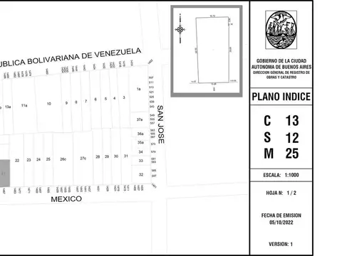 Terreno en Venta en Monserrat, USD 340.000