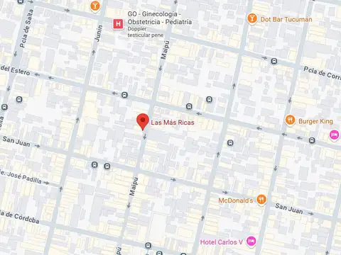 Terreno de 696 m2 (10 x 69 mts.) en calle Maipú al 400, Barrio Norte, ideal desarrollo inmobiliario