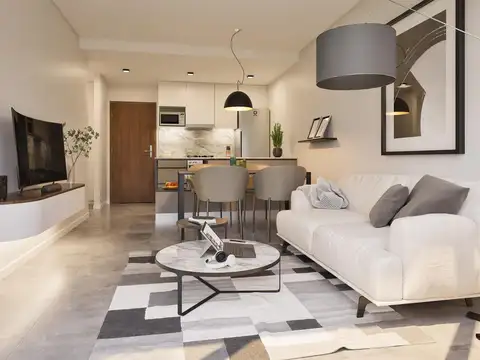 Departamento 2 ambientes con 1 baño