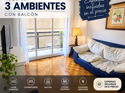 Alquiler Temporario 3 amb en Retiro