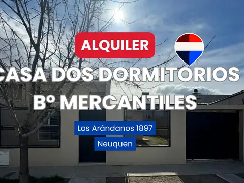 ALQUILER CASA 2 DORM Y PATIO B° MERCANTILES