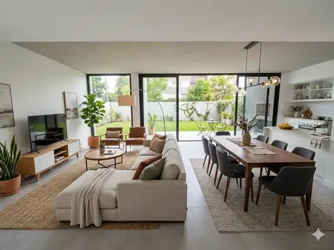 Venta Duplex 5 ambientes con jardin en Beccar Central