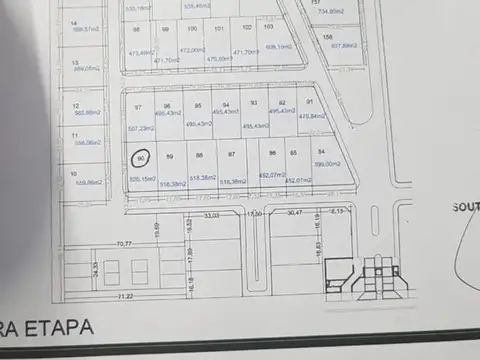 Lote en barrio privado La Lomada