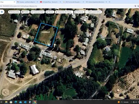 Terreno en Venta en Bajada del Agrio, USD 28.000