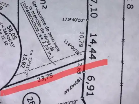 VENTA LOTE - MALVINAS ARGENTINAS -