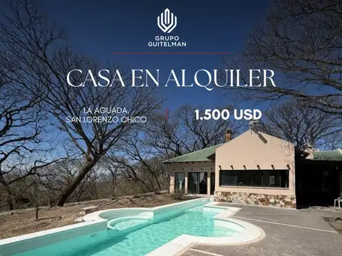 Casa en alquiler con pileta en la Aguada, San Lorenzo Chico
