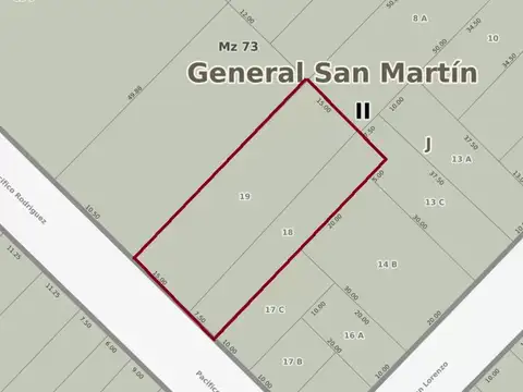 Terreno en Venta de 1125,0 m2