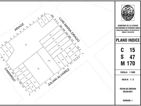 Terreno en Venta 770  mts Frente