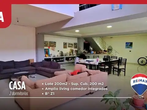EN VENTA Casa 2 Dorm remodelada Barrio Z1