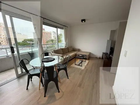ALQUILER CON MUEBLES Departamento 2 ambientes Florida, amenities piscina, seguridad totem