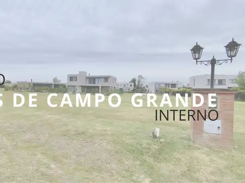 VENTA LOTE INTERNO ALTOS DE CAMPO GRANDE PILAR