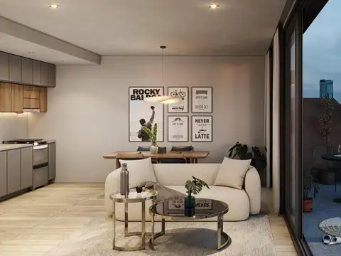 Departamento Monoambiente con 1 baño