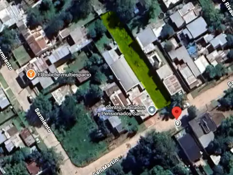 Terreno en Venta 10  mts Fondo