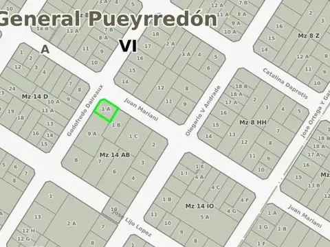 Terreno en Venta en Caisamar, USD 89.000