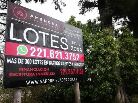 Lotes Barrios Abiertos y Privados - City Bell