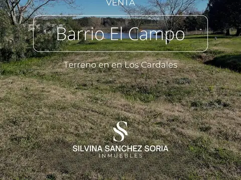 TERRENO EN VENTA, BARRIO CERRADO EL CAMPO, LOS CARDALES