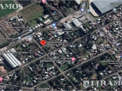 Terreno en Venta 60  mts Fondo