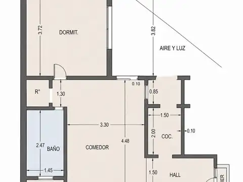 Venta departamento amplio dos ambientes Almagro Parque Centenario Villa Crespo