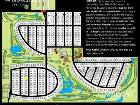Terreno en Venta 20  mts Frente
