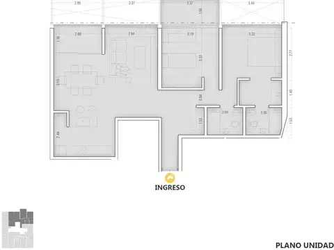 Venta departamento 3 dormitorios Rosario