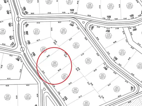 Terreno en Venta de 2024,0 m2