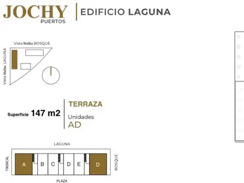 Departamento 3 AMB en Venta - JOCHY, PUERTOS