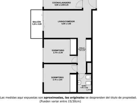 Departamento en Venta en Villa Luro, USD 134.900