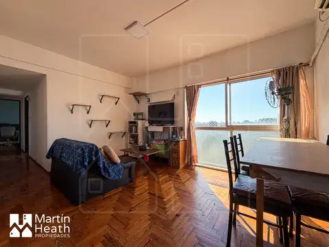 -VENTA- APTO CREDITO 3 Amb. Vista abierta, sol y luz todo el año.